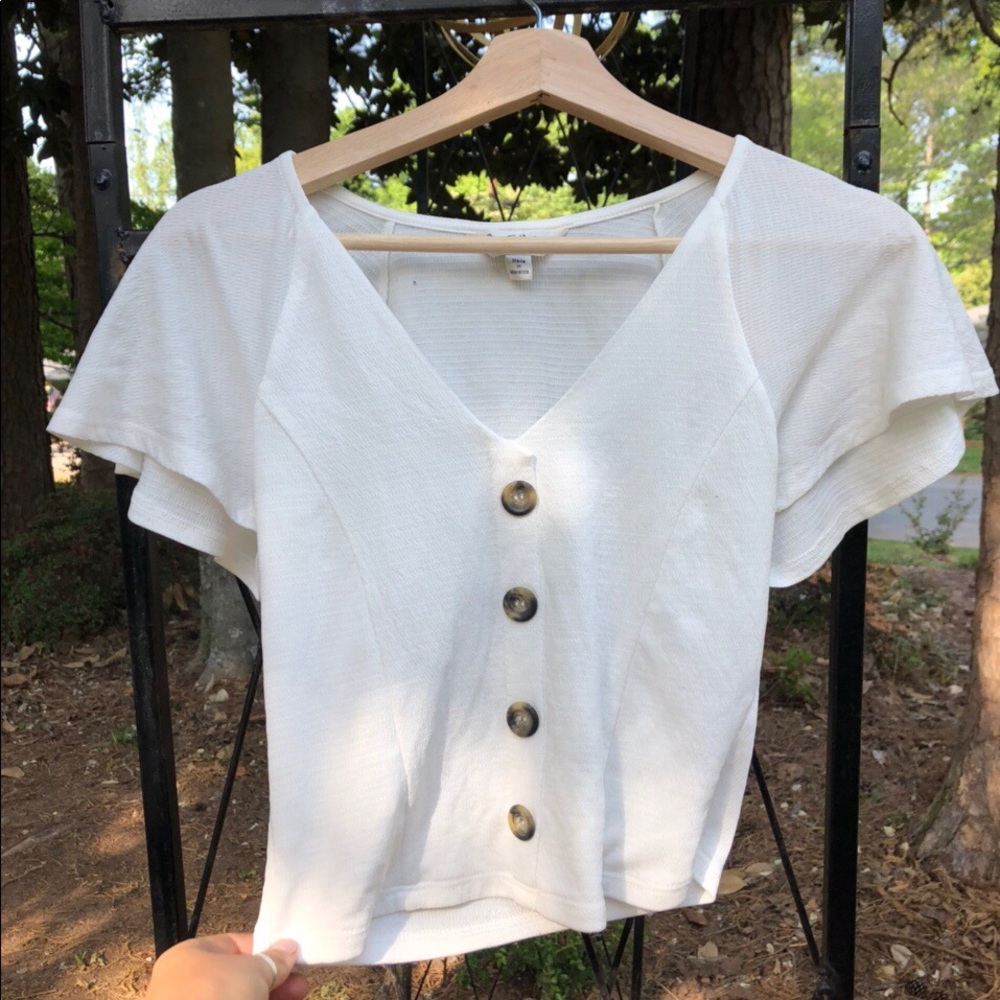 Adorable white top